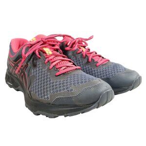 Asics Gel-Sonoma-4 Womens Size 9 Trail Running Shoes Gray & Pink